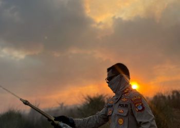 Minimalisir Kebakaran, Kapolres Banjar Turun ke Lokasi