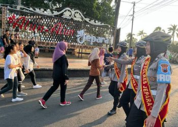 Patroli !!! Polwan Kartini Kawal Car Free Day