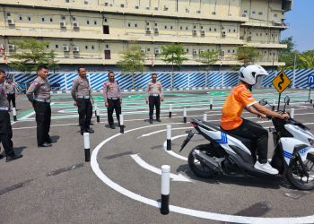 Utamakan Pelayanan, Kasi Fasmat Cek Satpas 1436 Polresta Pati Terkait Sirkuit Baru Uji Praktik SIM C