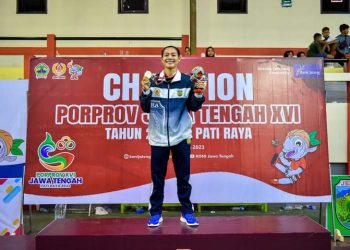 Briptu Evana Rahmawati Raih Mendali Emas