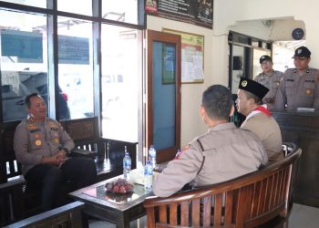 Pelayanan Publik, AKBP Wahyu Nugroho Setyawan Tinjau Mako Polsek