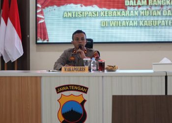 Cegah Kebakaran Hutan, Wakapolres Kudus Ingatkan Semua Stakholder Terkait