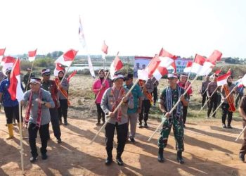 Lestarikan Penghijauan, Polres Jepara Tanam Ribuan Bibit Pohon
