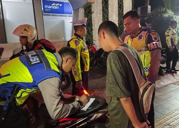 Razia Malam, Polisi Amankan 7 Pelaku Balap Liar dan 16 Kendaraan Terjaring