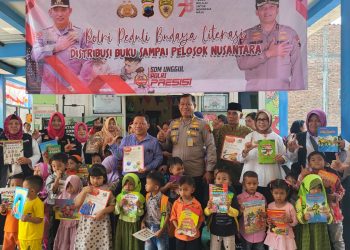Polri Peduli Budaya Literasi Distribusi Buku