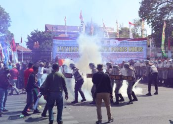 Sispamkota Digelar, Kapolres Kudus Antisipasi Ujuk Rasa Menjelang Pemilu 2024