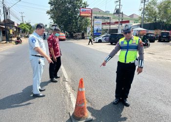 Jalan Raya Pati-Tayu Disurvey, Satlantas Polresta Pati Gandeng Istansi Terkait Cegah Lokasi Rawan Kecelakaan