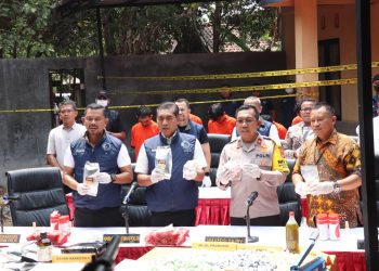 Bareskrim Polri Bongkar Pabrik Narkoba di Bantul