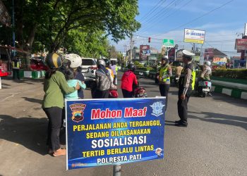 Satlantas Polresta Pati Gencarkan Sosialisasi dan Edukasi Keselamatan