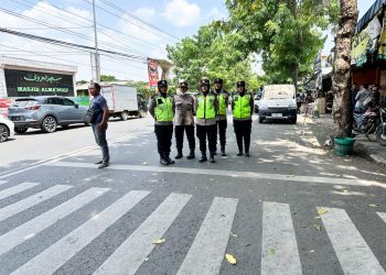 Antisipasi Kejahatan, Polwan Kudus Berjaga di Hari Jumat