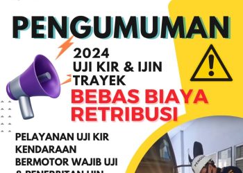 Wajib Uji KIR dan Ijin Trayek Bebas Biaya Retribusi