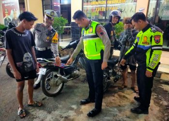 Knalpot Brong Dibrantas Total, Polisi Sita 54 Sepeda Motor