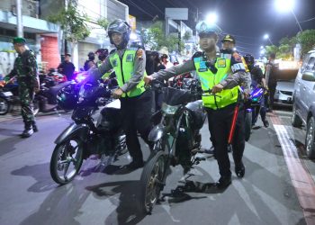Pelanggar Lalu Lintas, Polisi Sita 140 Sepeda Motor