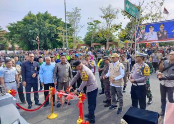 Kapolresta Pati Resmikan Knalpot Brong ” Ikan Bandeng”