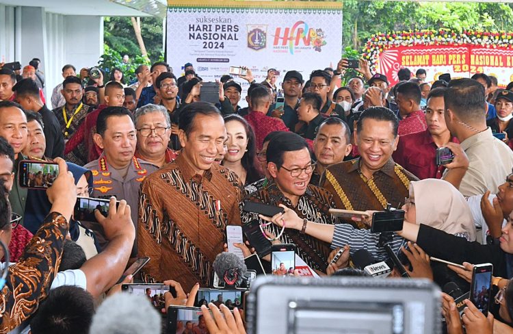Puncak Peringatan Hari Pers Nasional 2024, Presiden RI Tandatangani Hak Cipta Penerbit