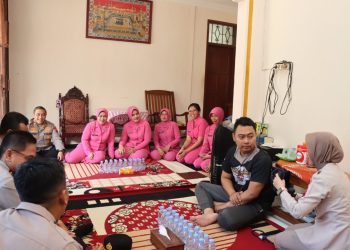 Kunjungan Kapolres ke Personil TPS dan KPPS, Arti Kepedulian Sesama