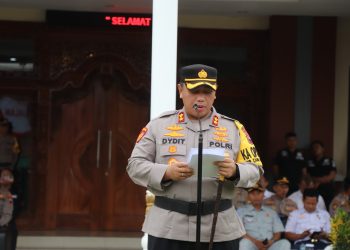 Gelar Pasukan, Kapolres Kudus sebut Pentingnya Keselamatan Lalu Lintas