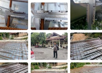 APH dan Istansi Harus Turun, Ketua BPD dan Masyarakat Menduga Nilai Anggaran Jembatan di Pangkas