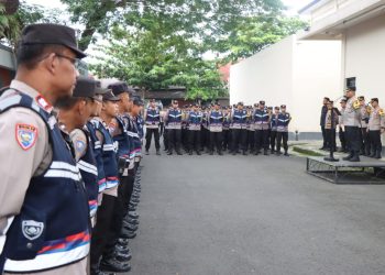 Gelar Apel, Kapolresta Pati Ingatkan Personil Bhabinkamtibmas