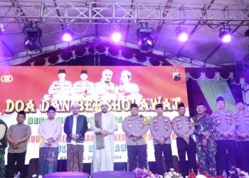 Gelar Doa dan Sholawat, Kapolres Rembang : Pilkada dan Pilgub 2024 Aman