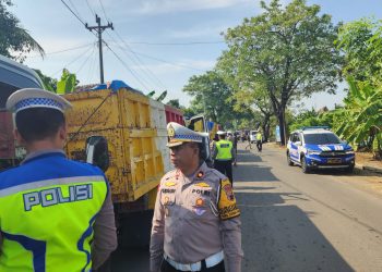 54 Dump Truk di Amankan Polisi, Akibat Muatan Over Load
