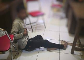 Kepergok Mencuri Motor, AW di Amankan Warga