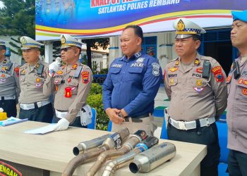 Menganggu Kenyamanan, Polisi Amankan 120 Knalpot Brong