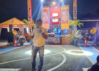 Keselamatan Berlalu Lintas, Kini Kasat Lantas Polresta Pati Berikan Sosialisasi ke Club R2 dan R4