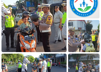 Rumah PPAI Apresiasi Satlantas Pati dan Jasa Raharja Bagikan Helm Gratis ke Anak – Anak