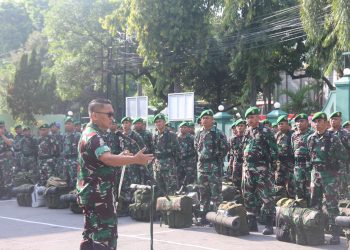 HUT ke – 79 TNI, Dandim Pati : 200 Pasukan di Berangkatkan