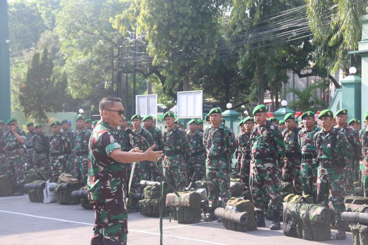 HUT ke – 79 TNI, Dandim Pati : 200 Pasukan di Berangkatkan