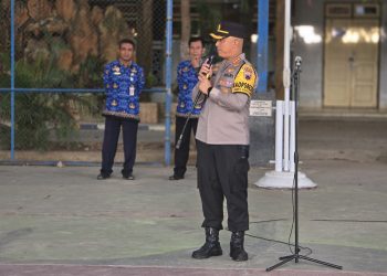 Kapolresta Pati Ajak Pelajar SMPN 3 Pati Tertib Berlalu Lintas