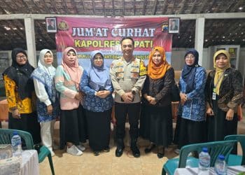 Menjaga Keamanan Desa, Polresta Pati Gaungkan Pesan Persatuan di Jumat Curhat