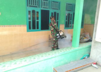 Kolaborasi TNI dan Warga Bringin, Kini Fogging Jadi Upaya Hadapi DB