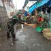 Bersama Warga, Koramil 0718-02/Juwana Gelar Aksi Bersih – Bersih Pasar