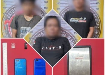 Tiga Pelaku Penyalahgunaan Narkotika di Amankan