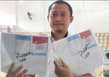 Ratusan Surat Suara Rusak dan Tidak Layak