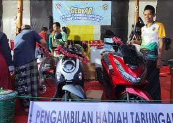 Gebyar Undian Bumdes Berhadiah di Desa Pekalongan
