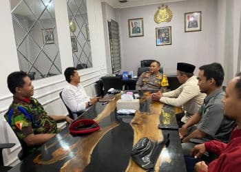 Silahturahmi! Pemuda Muhammadiyah Kunker di Polres Rembang