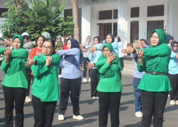 HKG ke 53, Vina Timotius Yogi Meriahkan Senam Sehat