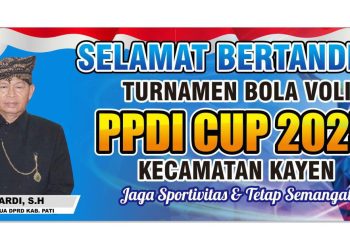 H. Hardi Resmi Buka Pertandingan Bola Voli