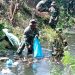 Karya Bhakti Prima, Koramil 02/Juwana Gelar Aksi Bersih Sungai Barinten