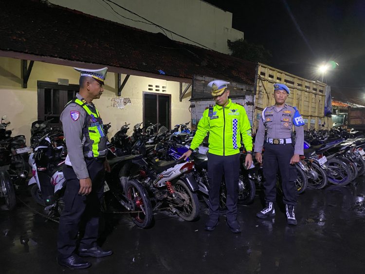 Gaspol Berantas Knalpot Brong, Satlantas Polresta Pati Tindak 117 Pelanggar Didominasi Pelajar