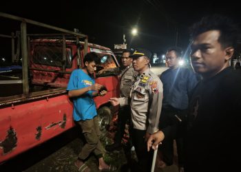 Patroli Jelang Sahur, Polsek Tayu Amankan Colt L300 Bermuatan Sound System DJ