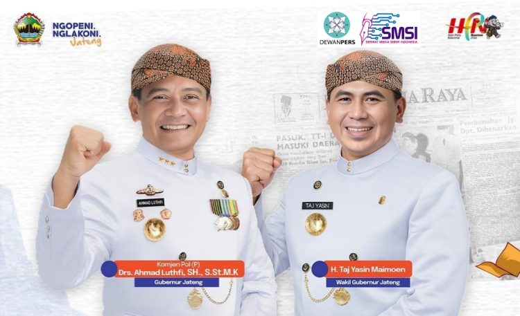 Momentum HPN 2026, Gubernur Luthfi Sebut SMSI Mitra Strategis Pemerintah