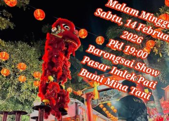 Gemuruh Barongsai Meriahkan Imlek, Pasar Malam di Gelar