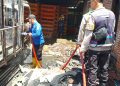 Api Mengamuk 1 Truk Ludes, Wakasat Reskrim Cek Lokasi
