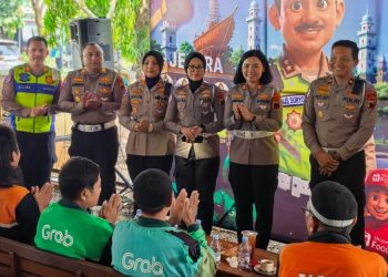 Rangkul Ojek Online dan Sahabat Difabel, Kakorlantas Polri Gelar “Polantas Menyapa”