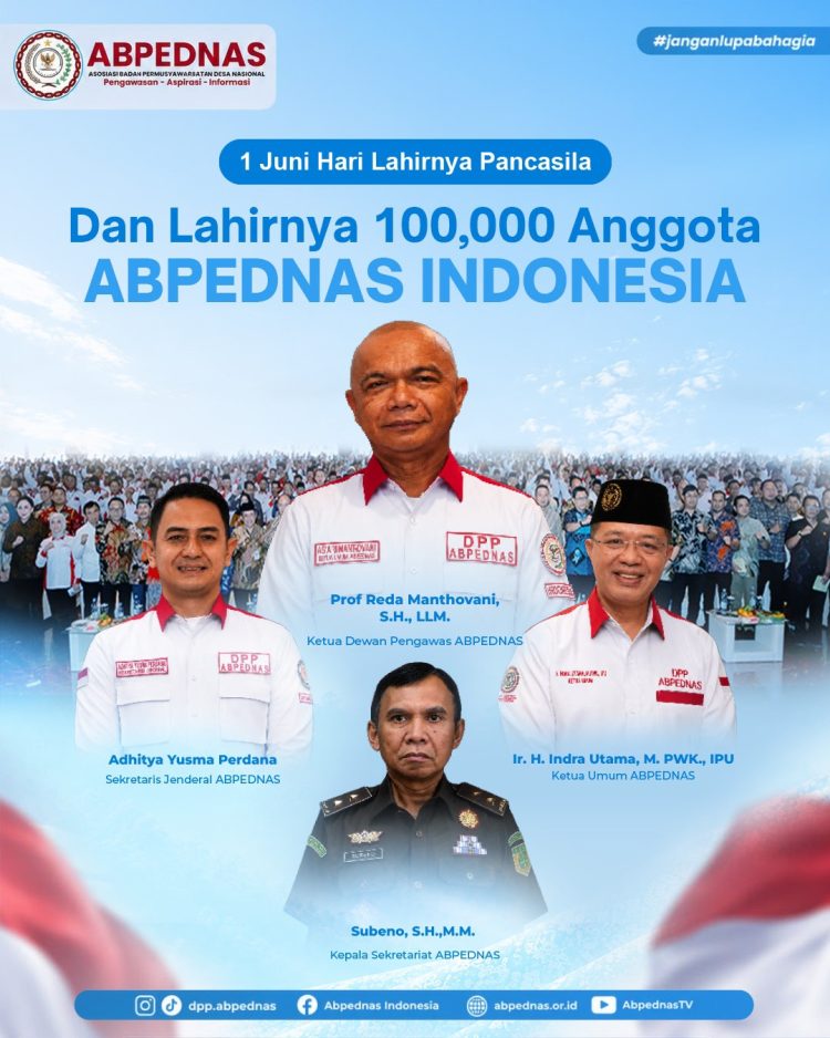 ABPEDNAS Tembus 100 Ribu Anggota, Perkuat Peran BPD di Desa