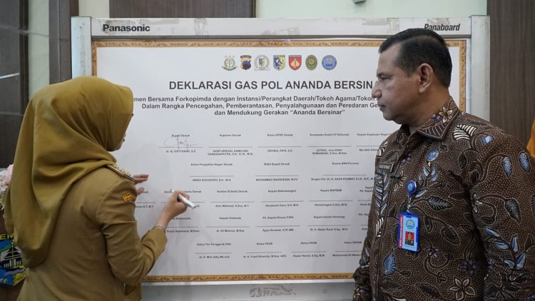 BNNP Jateng dan Pemkab Demak Perkuat Gerakan ANANDA BERSINAR Cegah Narkoba
